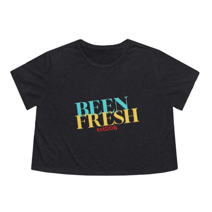 Women's Flowy Cropped   BEEN FRESH Tee