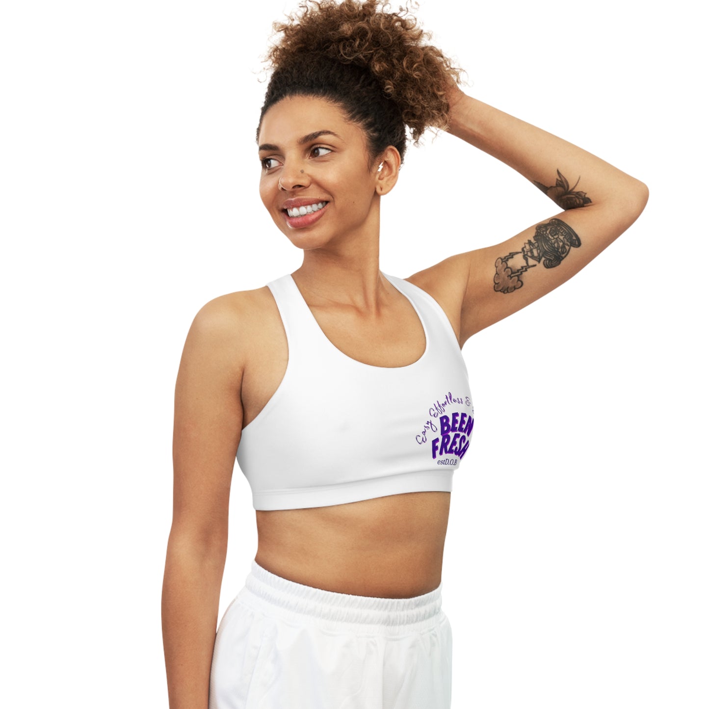 Seamless BEEN FRESH Sports Bra (AOP)