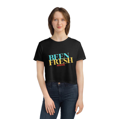 Women's Flowy Cropped   BEEN FRESH Tee