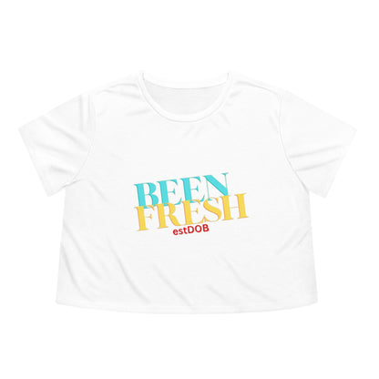 Women's Flowy Cropped   BEEN FRESH Tee