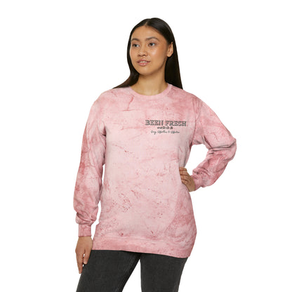 Unisex Color Blast Crewneck Sweatshirt