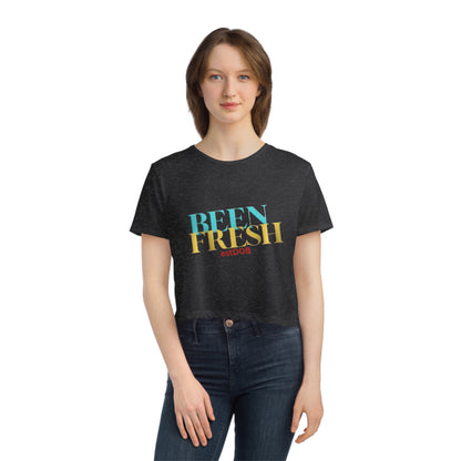 Women's Flowy Cropped   BEEN FRESH Tee