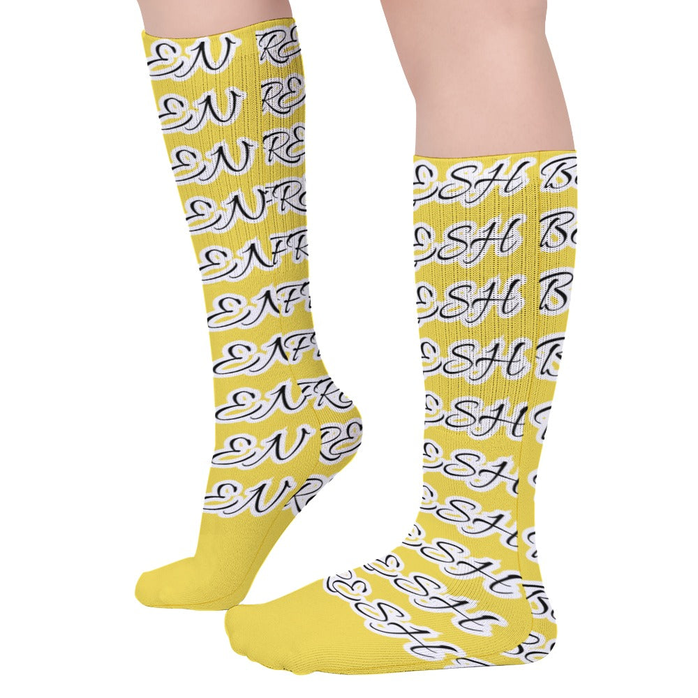 GOLD BLACK AND WHITE BEEN FRESH Breathable Stockings (Pack of 5 - Same Pattern)