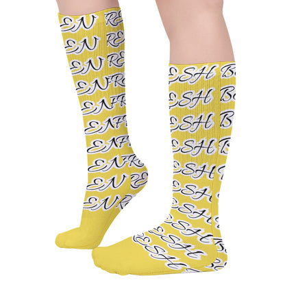 GOLD BLACK AND WHITE BEEN FRESH Breathable Stockings (Pack of 5 - Same Pattern)