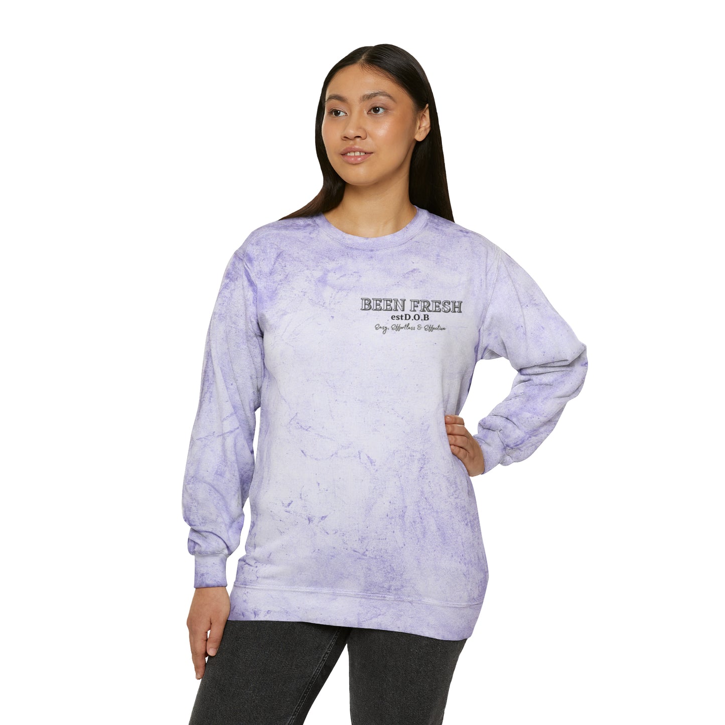 Unisex Color Blast Crewneck Sweatshirt