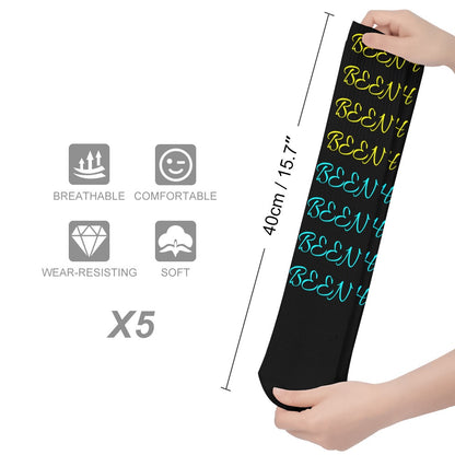 Breathable Stockings (Pack of 5 - Same Pattern)