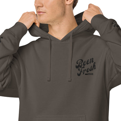 ALL BLACK BEEN FRESH LOGO Unisex pigment-dyed hoodie