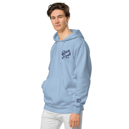 ALL NAVY BEEN FRESH WORDING Unisex pigment-dyed hoodie