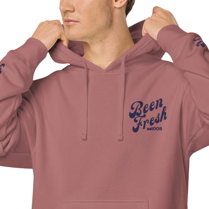 ALL NAVY BEEN FRESH WORDING Unisex pigment-dyed hoodie