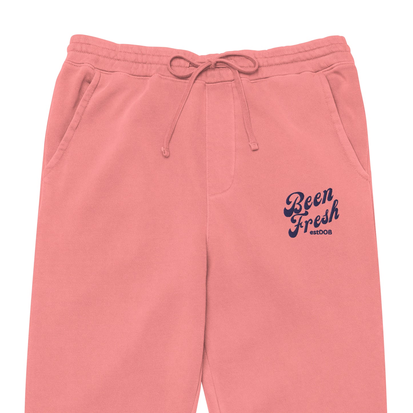 SALMON AND NAVY COLORED BEEN FRESH Unisex pigment-dyed sweatpants